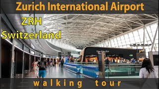 Walking Tour Of Zurich International Airport (ZRH) - Zurich Switzerland