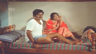 Vajramuni Spoils Srilalitha in front of Husband | Sundar Krishna | Goonda Guru Kannada Movie Scene