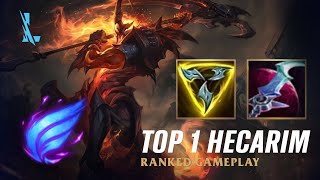 Wild Rift HECARIM - TOP 1 High Noon Hecarim S14 Ranked Gameplay + Build