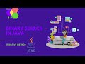 Binary Search Implementation in Java Iterative Solution