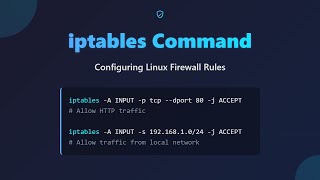 iptables Tutorial: Master Linux Firewall Configuration 🔥