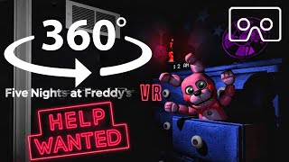 360° | Five Nights at Freddy's VR: Help Wanted | FNaF Night Terrors Horror Pt. 1