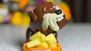 Mad Dog beware don't take his Pineapple Fruit 😊😎😉angry dog #funnytoy #asmr #toys