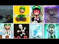 EVOLUTION OF LUIGI DEATH ANIMATION EVER & Game Over Screens (1983-2023)