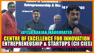 Jayesh Ranjan Inaugurated CII CIES At T Hub | Hybiz tv