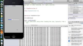 Working with UISlider objects in iOS