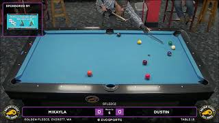 MIKAYLA  vs DUSTIN - GOLDEN FLEECE - TABLE 15 | EvoSports