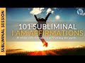 101 SUBLIMINAL I AM Affirmations  for Self-Esteem, Confidence, Happiness & Abundance | Rain Sounds