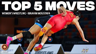 Top 5 women's wrestling moves from the Ibrahim Moustafa Ranking Series event