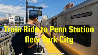 New York City Flushing Train Ride to Pennsylvania station.