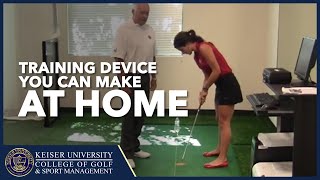 Creating a Homemade Putting Training Device