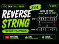 Reverse String LeetCode 344 | Two Pointer Approach | Easy DSA Question