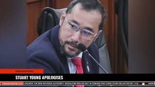 STUART YOUNG APOLOGISES