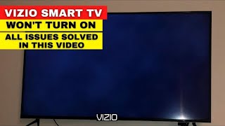 How to Fix VIZIO TV Not Turning On and NO Led Light Blinking | Easy Method