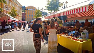 Nice 🇫🇷 4K City Walk (with Captions)The Old City, Castle Hill, The Port | Côte d'Azur - France