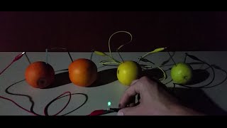 Lemon Electricity! Power an LED with citrus