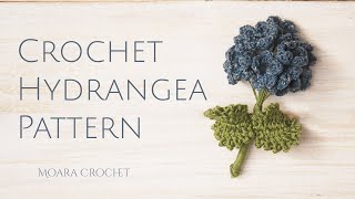 Crochet Hydrangea Pattern with Moara Crochet