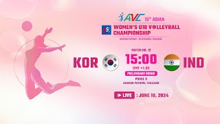 KOR-IND/POOL D/15th Asian Women’s U18