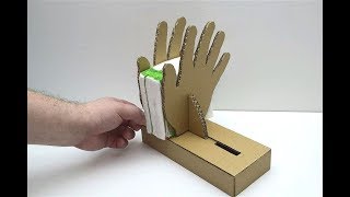 How to make a universal stand made of cardboard