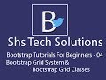 Bootstrap grid system tutorial | Bootstrap grid classes | Bootstrap Tutorial For beginners - 4