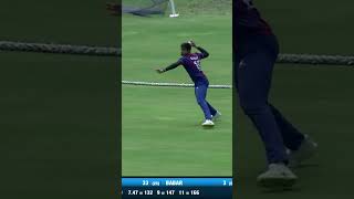 GULSHAN JHA  direct hit from boundary #nepal #cricket