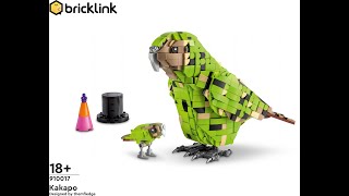 Lego. Bricklink 910017.  Kakapo. Instructions