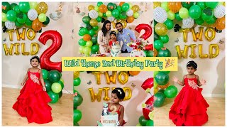 Nethra’s Wild Theme Birthday Party / 2nd Birthday / Telugu Vlogs In Canada / Poojitha Karthik