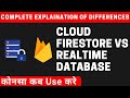 Difference between cloud firestore vs firebase realtime database | What is cloud firestore