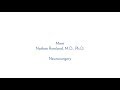 Dr. Nathan Rowland, Neuosurgery - MUSC Health