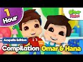 Omar & Hana 1 Hour Compilation | Acapella Edition | Omar & Hana English