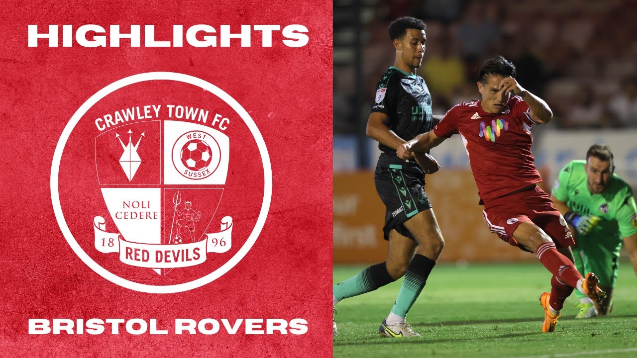 HIGHLIGHTS | Crawley Town Vs Bristol Rovers - YouTube