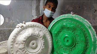 You can learn How to make gypsum plaster medallion designs in a very short time. A lot of hard work