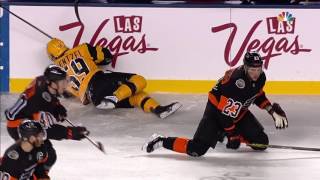 Manning lays out Guentzel with crushing hit to head