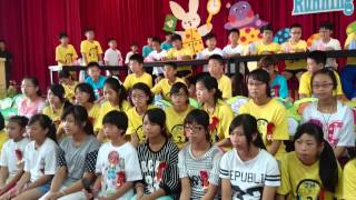 104.06.17金門金湖國小畢業生合作表演Cups