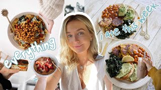 WHAT I EAT IN A WEEK (vegan + *mostly* gluten-free) | easy & delicious recipes 🌞