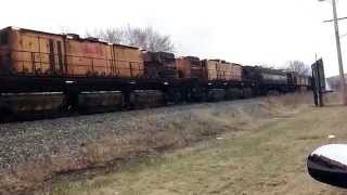 Loram Railroad Track Grinder doing it's thing, Sparks are Flying!