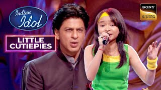 'Dance Pe Chance' सुन SRK ने अनोखे अंदाज़ में दिया Compliment | Indian Idol Junior| Little Cutiepies