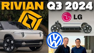 Rivian Q3 2024 Earnings Report | Rivian LG Partnership, Q4 Profitability & VW JV Deal