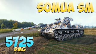 Somua SM - 7 Kills 5.7K DMG - Difficult game! - World Of Tanks