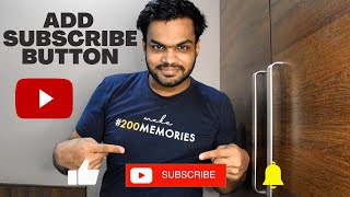 How to add Like, Share and Subscribe Animated Button in YouTube Videos