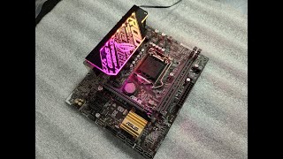 컴퓨터 메인보드 CPU전원부 튜닝용 패널 RGB 5V 12V