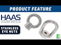 HAAS Stainless Eye Nut | E-Rigging Products