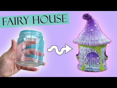 Polymer Clay Fairy House Jar Lantern Tutorial || Maive Ferrando Polymer Clay Fairy House Jar Lantern Tutorial || Maive Ferrando