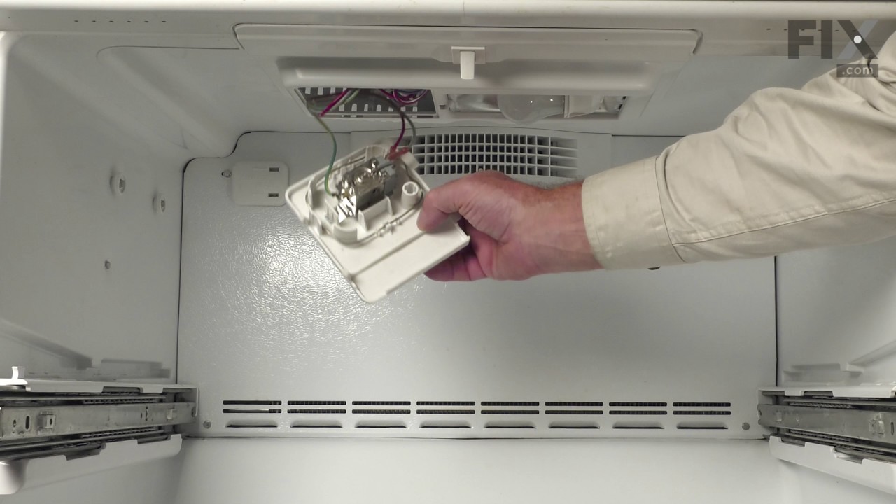 Whirlpool Refrigerator Repair - How To Replace The Freezer Temperature ...