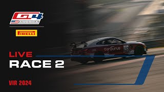 LIVE | Race 2 | VIRginia |  Pirelli GT4 America 2024