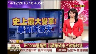 華碩手機認列虧損62億 高通追加禁售蘋果iPhone 智慧機前景?/全球新觀點20181214