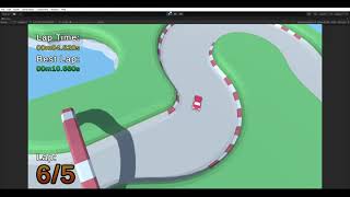 Unity Top-Down Racing Game Track Test 2 Nov 2021