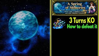 FFBE A Spring of Memories EXT Difficulty 3 Turns KO Guide (#1375)