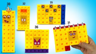 DIY Numberblocks 30's Snap Cubes Custom Set ||  Keiths Toy Box