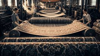 Inside a Steam-Powered Textile Factory (1840s) From Compressed Fibers to Felt Fabric